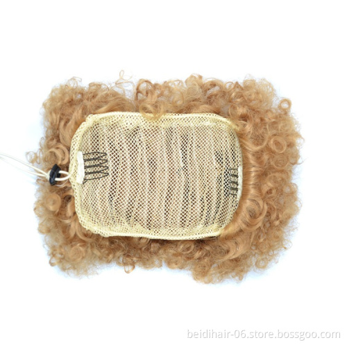 Wholesale Synthetic Hair Bun Afro Puff Kinky Curly Short Hair Bun Chignon Hairpiece